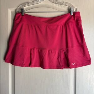 Nike Dri-Fit 4 Pleat Tennis Skort in Pink women’s size XL golf tennis